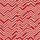 Women's Vibrant Red Cream Off-White Minimalist Geometric Zigzag Stripes Satin Pajamas Set - 2