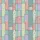 Women's Vintage Bohemian Patchwork Rose Vine Paisley Geometric Teal Coral Lilac Pattern Satin Pajamas Set - 2