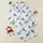 Women's Serene Blue Sea Turtle & Cream Coral Ocean Life Hand-Drawn Pattern Satin Pajamas Set - 1