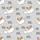 Chihuahua Lovers' Tan Cream Sleeping Chihuahua & Pillow Organic Pattern on Heather Grey with Pet Quote Satin Pajamas Set - 2