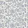 Women's Monochromatic Indigo Blue-Grey Toile Peony & Rose Botanical Pattern Satin Pajamas Set - 2