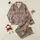 Women's Playful Beige Tan Leopard Spot with Bright Red Cherries & Pink Bows Satin Pajamas Set - 1