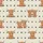 Women's Whimsical Highland Cow Pattern Warm Brown Watercolor-Style Flat Art Light Beige Dark Grey Polka Dot Satin Pajamas Set - 2