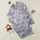 Nature Lovers' Intricate Indigo Blue Toile de Jouy Tropical Jungle Safari Animal Pattern Satin Pajamas Set - 1