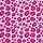 Women's Vibrant Fuchsia Hot Pink Leopard Spot White Abstract Blobs Pattern Satin Pajamas Set - 2