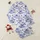 Women's Crisp White Cobalt Blue Toile de Jouy Willow Tree Crane River Pagoda Pattern Satin Pajamas Set - 1