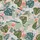 Women's Whimsical Pastel Pink Leopard Jungle Lush Botanicals with Cerulean & Coral Accents Satin Pajamas Set - 2