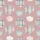 Homebodies' Dusty Rose Muted Blue-Grey Plaid Organic Cloud Shapes Pale Pink Blue Stripes Satin Pajamas Set - 2