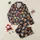 Foodie Fun Lovers' Playful Cartoon Diner Snacks Pattern with Cheeseburgers, Fries & Bubble Tea, Navy Blue Red Yellow Satin Pajamas Set - 1