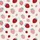 Women's Whimsical Hand-Drawn Strawberry Pattern with Red, Pink & Blue Tones on Off-White Satin Pajamas Set - 2