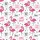 Women's Playful Hand-Drawn Doodle Flamingos Hot Pink Black White Positive Phrases Stars Pattern Satin Pajamas Set - 2