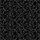 Women's Deep Black White Minimalist Geometric Interlocking Line Art Pattern Satin Pajamas Set - 2