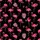 Women's Hot Pink Flamingo Deep Black Tropical Leaf Illustrative Seamless Pattern Satin Pajamas Set - 2
