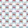 Women's Light Blue Gingham White & Red Cherry Whimsical Hand-Drawn Illustrative Print Satin Pajamas Set - 2