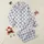 Women's Light Blue Gingham White & Red Cherry Whimsical Hand-Drawn Illustrative Print Satin Pajamas Set - 1