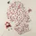 Women's Cream Background Red & Pink Hand-Drawn Strawberry All-Over Print with Sky Blue Dip Satin Pajamas Set - 1