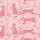 Women's Light Pastel Pink Whimsical Cheetah All-Over Print with Rosy Tropical Palm Leaves & Hibiscus Graphics Satin Pajamas Set - 2