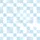 Women's Crisp White & Pastel Baby Blue Large Geometric Grid Subtle Abstract Organic Outline Satin Pajamas Set - 2