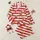 Men's Festive Red White Wide Stripe Cartoon Elf Hat Jingle Bell Candy Cane Motif Satin Pajamas Set - 1