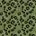 Women's Artistic Muted Olive Green Black Leopard Spot Jungle Leaf Vine Pattern Satin Pajamas Set - 2