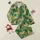 Women's Whimsical Golden Tiger & Emerald Green Tropical Jungle Leaf Polka Dot Pattern Satin Pajamas Set - 1