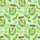 Pickle Lovers' Whimsical Watercolor Pickles, Jars & Dill Seamless Pattern Pale Mint Green Satin Pajamas Set - 2