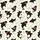 Women's Cartoon Black Sharks, Open Red Mouths, Pink Gums, Cream Background Pattern Satin Pajamas Set - 2