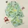 Women's Whimsical Cartoon Dinosaurs & Foliage Pattern, Mint Green, Lime, Yellow & Sky Blue Satin Pajamas Set - 1