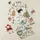 Women's Whimsical Christmas Cat Cream Pattern Red Green Blue Accents Festive Holiday Sketch Design Satin Pajamas Set - 1