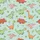 Women's Whimsical Hand-Drawn Cartoon Dinosaurs Pale Aqua Pattern with Pastel T-Rex, Pterodactyls, & Brontosauruses Satin Pajamas Set - 2