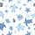Ocean Lover's Serene Marine Scene: Blue Sea Turtle, Seashell & Starfish Journey Satin Pajamas Set - 2