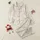 Women's Whimsical Hand-Drawn Bunnies, Blush Wildflowers, & Teal Sprigs Pattern on Creamy Off-White Satin Pajamas Set - 1