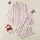 Women's Soft Pastel Pink White Vertical Stripe Repeating Bow Icon Pattern Satin Pajamas Set - 1