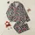Women's Artistic Highland Cow Floral Wreath Bright Pink Red Black Cowhide Dark Brown Leopard Satin Pajamas Set - 1