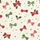 Women's Cheerful Illustrative Festive Bows & Holly Scatter Pattern in Scarlet, Emerald, Off-White Satin Pajamas Set - 2