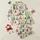 Women's Whimsical Hand-Drawn Forest Pattern Green Pink Polka Dot Striped Christmas Tree Motifs Satin Pajamas Set - 1