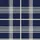 Women's Dark Navy Off-White Minimalist Classic Plaid Interlocking Geometric Flat Art Pattern Satin Pajamas Set - 2