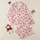 Women's Sweet Pale Blush Pink Hand-Drawn Cherry Red & Light Pink Bow Pattern Satin Pajamas Set - 1