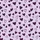 Comfort Seekers' Subtly Hand-Drawn Dark Plum Heart Scatter Pattern on Pale Lavender Satin Pajamas Set - 2