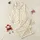 Women's Creamy Off-White Hand-Drawn Scattered Yellow & Peachy-Pink Wildflower Pattern Satin Pajamas Set - 1