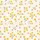 Women's Creamy Off-White Hand-Drawn Scattered Yellow & Peachy-Pink Wildflower Pattern Satin Pajamas Set - 2