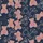 Women's Playful Deep Navy Teddy Bear Cartoon Pattern with Creamy Off-White Outlines & Muted Dusty Rose Shapes Satin Pajamas Set - 2