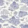 Women's Deep Cobalt Blue Chinoiserie Toile Asian Pagoda Dragon Phoenix Repeat Pattern Satin Pajamas Set - 2