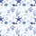 Women's Hand-Drawn Blue Seashell Starfish Coral Seaweed Block Print Satin Pajamas Set - 2