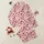 Women's Sweet Light Pink Scattered Maroon Red & Black Heart Motifs Satin Pajamas Set - 1