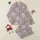 Women's Vintage-Inspired Mauve Dandelion Botanical Pattern with Floating White Seed Heads Satin Pajamas Set - 1