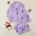 Women's Pale Lavender Mystical Fantasy Pattern with Deep Purple Witch Hats, Spell Books & Crystal Balls Satin Pajamas Set - 1