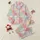 Women's Cheerful Pastel Pink Orange Blue Patchwork Floral Geometric Mosaic Satin Pajamas Set - 1