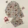 Coffee Lovers' Whimsical Coffee Gnomes & Beans Pattern with Steaming Cups, Knitted Hats, Heather Gray & Espresso Brown Satin Pajamas Set - 1