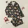 Women's Whimsical Deep Charcoal Night, Highland Cows & Sage Cacti Pattern with Cream Accents Satin Pajamas Set - 1